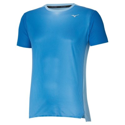 Camisa Mizuno AERO Tee Hombre - Azules - Chile M315TFZPVL